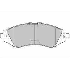FD6819A NECTO Комплект тормозных колодок, дисковый тормоз