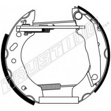 6287 TRUSTING Комплект тормозных колодок