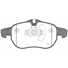 BPA0888.40 OPEN PARTS Комплект тормозных колодок, дисковый тормоз