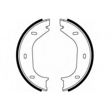 GS8219 TRW Комплект тормозных колодок, стояночная тормозная с