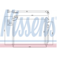 94760 NISSENS Конденсатор, кондиционер