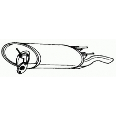 44615 SIGAM Глушитель выхлопных газов конечный