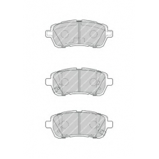 FDB4426 FERODO Комплект тормозных колодок, дисковый тормоз