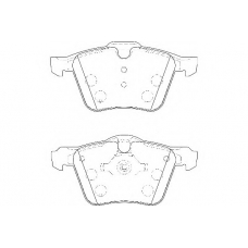 WBP24142A WAGNER LOCKHEED Комплект тормозных колодок, дисковый тормоз