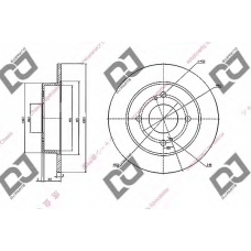 BD1760 DJ PARTS Тормозной диск