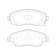 WBP23225A WAGNER LOCKHEED Комплект тормозных колодок, дисковый тормоз
