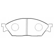 PN-8146 JNBK Колодки тормозные