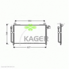94-5244 KAGER Конденсатор, кондиционер