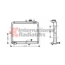83002036 VAN WEZEL Радиатор, охлаждение двигателя
