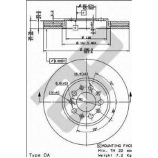 24847 AP Тормозной диск