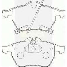 21829 00 C BRECK Комплект тормозных колодок, дисковый тормоз