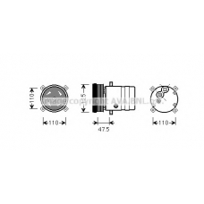 OLK493 Prasco Компрессор, кондиционер