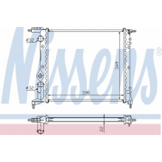 63927A NISSENS Радиатор, охлаждение двигателя