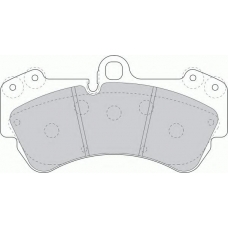 FDB1625 FERODO Комплект тормозных колодок, дисковый тормоз