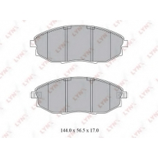 BD-1812 LYNX Bd-1812 колодки тормозные передние chevrolet epica