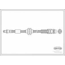 19035093 CORTECO Тормозной шланг