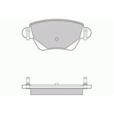 12-0927 E.T.F. Комплект тормозных колодок, дисковый тормоз