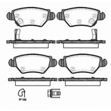 1501223619 S.b.s. Комплект тормозных колодок, дисковый тормоз