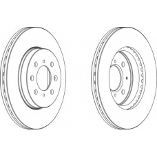 DDF1510C FERODO Тормозной диск
