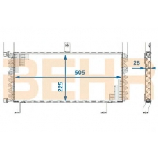 7401523 BEHR Condenser