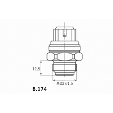 8.174.05.325 BEHR Термовыключатель, вентилятор радиатора