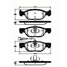 587.11 REMSA 587 11_=598 011b-sx!колодки ди