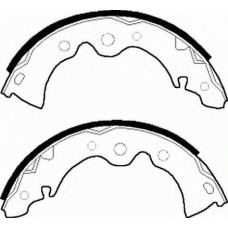 FSB222 FERODO Комплект тормозных колодок
