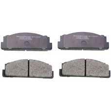 B110180 DENCKERMANN Комплект тормозных колодок, дисковый тормоз