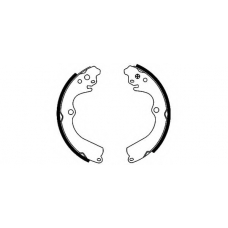 8DB 355 001-221 HELLA Комплект тормозных колодок