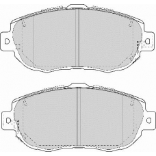 FD7033A NECTO Комплект тормозных колодок, дисковый тормоз