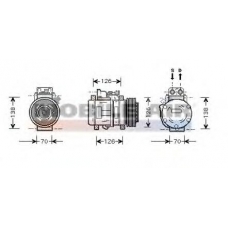 6030K084 SCHLIECKMANN Компрессор, кондиционер