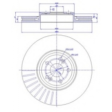 142.692 CAR Тормозной диск