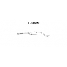 FD30729 VENEPORTE Предглушитель выхлопных газов