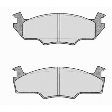 218.2 RAICAM Комплект тормозных колодок, дисковый тормоз
