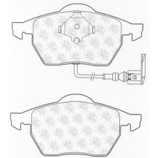 BP1243 QH Benelux Комплект тормозных колодок, дисковый тормоз