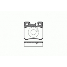 2282.20 ROADHOUSE Комплект тормозных колодок, дисковый тормоз