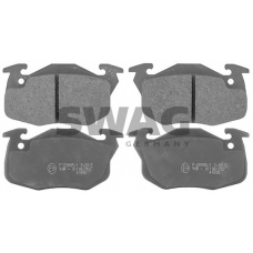 62 11 6043 SWAG Комплект тормозных колодок, дисковый тормоз