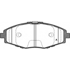 BPA0696.00 OPEN PARTS Комплект тормозных колодок, дисковый тормоз