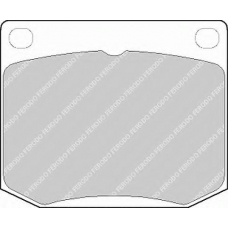 FDB818 FERODO Комплект тормозных колодок, дисковый тормоз