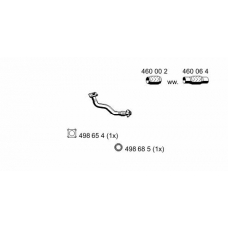 142410 ERNST Труба выхлопного газа