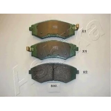 50-0S-S02 Ashika Комплект тормозных колодок, дисковый тормоз