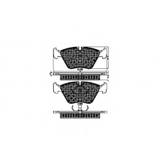 31328 SPIDAN Комплект тормозных колодок, дисковый тормоз