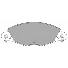 FBP-1193 FREMAX Комплект тормозных колодок, дисковый тормоз