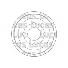 DB4243 TRW Тормозной барабан