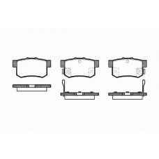 0325 32 KAWE Комплект тормозных колодок, дисковый тормоз 0325 32 KAWE Комплект тормозных колодок, дисковый тормоз
