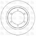 BBD5215 BORG & BECK Тормозной диск