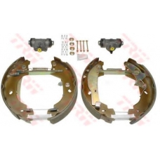 GSK1665 TRW Комплект тормозных колодок