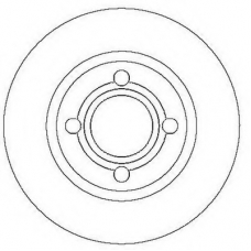 561689BC BENDIX Тормозной диск