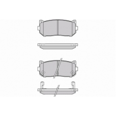 12-1064 E.T.F. Комплект тормозных колодок, дисковый тормоз