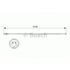 1 987 473 515 BOSCH Сигнализатор, износ тормозных колодок